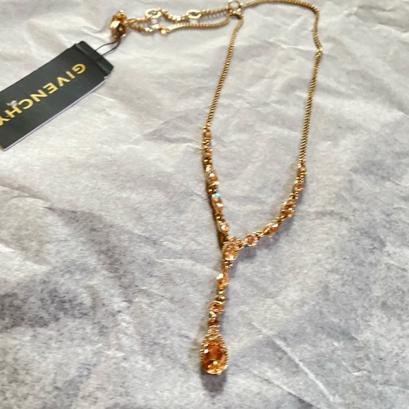 Givenchy Jewelry - nwt givenchy drop crystal necklace